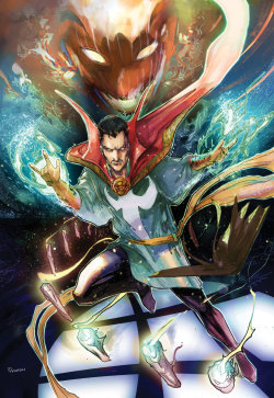 westcoastavengers:Doctor Strange Vs Dormammu by Peter Nguyen