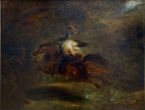 Ary Scheffer, Lénore. Les morts vont vite, Palais des Beaux-Arts