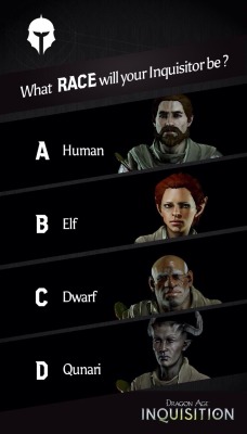 misspiggy385:   @dragonage: Which type of hero will lead in your