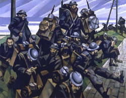 Christopher Richard Wynne Nevinson (1889 - 1946), French troops