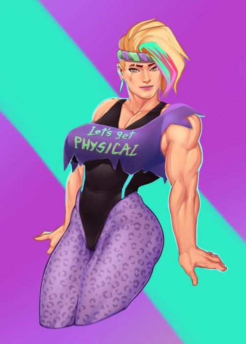 musclegirlart:  wahafagart: Enjoylike my stuf? Support me on Patreon! Awesome 