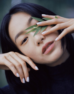 girlsingreenfields:Shu Pei photographed by Leslie Zhang.