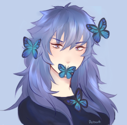 aobert:Blue butterflies