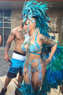 knockin-on-heaven-doors:  Amber Rose at the Trinidad Carnival