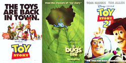 mickeyandcompany: Pixar movies + teaser posters