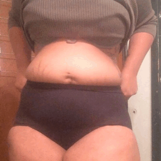 ox-fetraynail:All this beer lately is making me feel so bloated and fat. My spanx were cutting into me before I could get home, but I struggled for a minute to take them off.