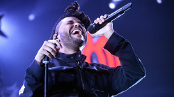 infatuatedbythefamestatus:  The Weeknd performs during 102.7