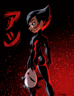 rcasedrawstuffs:  Ashi   Yup i drew Ashi from the new season