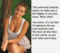forced-femdom-control:  http://bit.do/ebtvT - Chastity FemDom