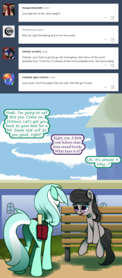 ask-canterlot-musicians:  Ooooh, Lyra said a bad word!   Merp