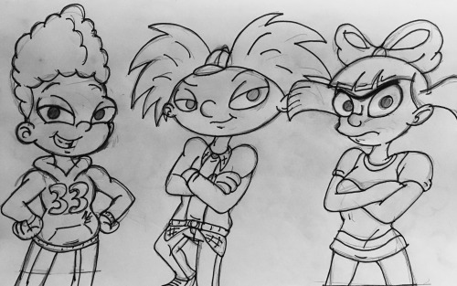 rray-art:  Some more sketches… I have a lot to color this week… 