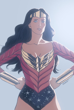 caltsoudas:  Wonder Woman sketch! For no reason!