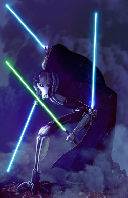 extraordinarycomics: General Grievous by Livio Ramondelli.