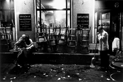 onlyoldphotography:  Dennis Stock: Cafe de Flore. Paris, 1958