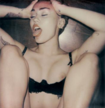 Miley Cyrus polaroids for V Magazine (Spring 2015)