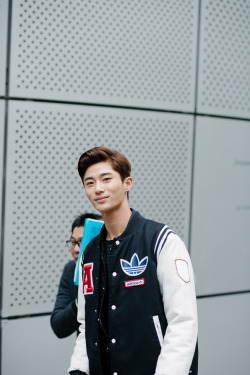 koreanmodel:  Street style: Byun Woo Seok at Seoul Fashion Week