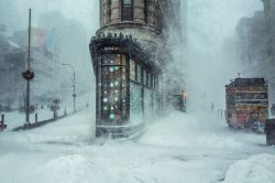 itscolossal:   This Photograph of the NYC Winter Storm Looks