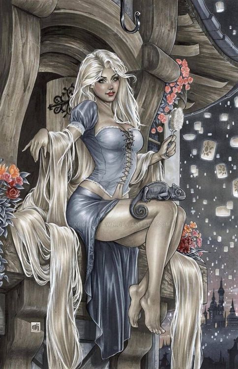 delightedobserverintraining:  theagar:  Tangled by Kromespawn