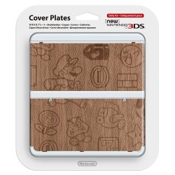 tinycartridge:  This New 3DS cover plate is made of actual wood