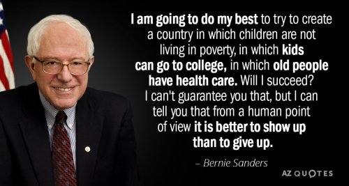 berniesandersfor2020: That’s Why I will fight for you Sir -