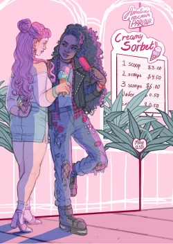 may12324:Bonnibel and Marceline! Will be available as an A3 print