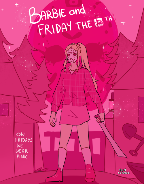 sunscones:barbie and friday the 13th