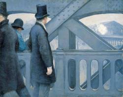 Gustave Caillebotte (1848-1894, French) On the Pont de l’Europe