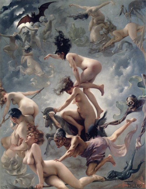 Witches going to their Sabbath (1878), by Luis Ricardo Falero