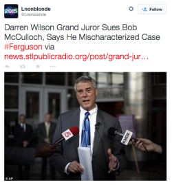 socialjusticekoolaid:   Grand Juror Sues McCulloch, Says He Mischaracterized
