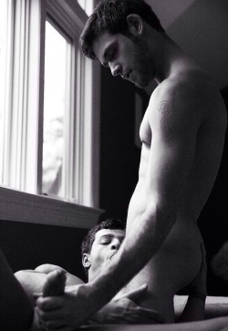 gay-erotic-art:  This is another series on Black and White Photography,