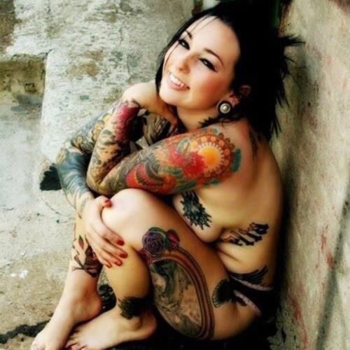 Insatiable taste for tattooed ladies