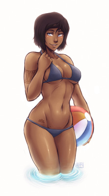  bikini korra from stream (´ڡ`)  timelapse vid / high res