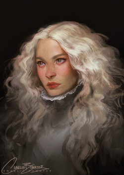 charliebowater:    Not so much a portrait, but rather a nod to