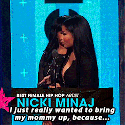 theweak-nd: Nicki thanking her mother at the 2015 BET Awards