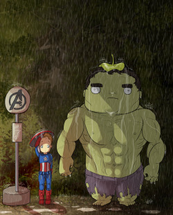 mypandemonium:  Variations on My Neighbor Totoro. All credits