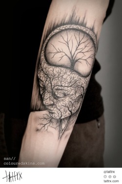 tattrx:  Submission by foronskin San (ColouredSkins) - Roots