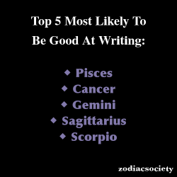 zodiacsociety:  Zodiac Signs: Top 5 Most Likely To Be Good At