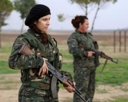   Female Kurdish fighters announce new training academies for