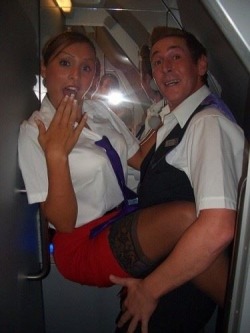 Whats wrong with this picture of Aviation Babe?