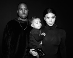  Kim, Kanye & North - Balenciaga Show, Spring/Summer 2015