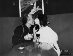 largecoin:  Bjork and Nobuyoshi Araki  Oh wow, these two kissing?