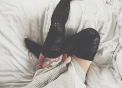 ikerstyn:  Thigh high socks are a necessity for winter. Who needs