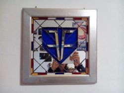 katyjolinar:  My work: Fringe Division symbol. Tiffany stained