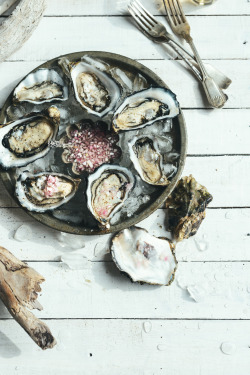 fromthe-kitchen:  Te Matuku Bay Oysters with Mignonette Dressing