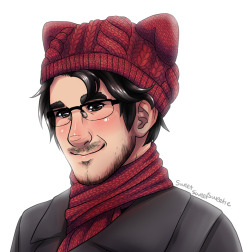 sweetsweetsweetie:  I should get paid for drawing Mark in clothes