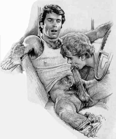 Gay art illustrations by Roger Payne (part 1 of ?)