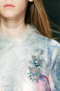 foudre:  detail at Christopher Kane S/S 2014 