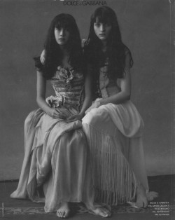 maryjopeace:  STEVEN MEISEL | NATANE ADCOCK AND MICHELLE HICKS