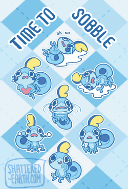 shattered-earth: Sobble print i’m bringing to anime boston