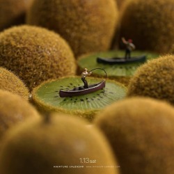 crossconnectmag:  Miniature Calendar UpdateJapanese artist Tanaka